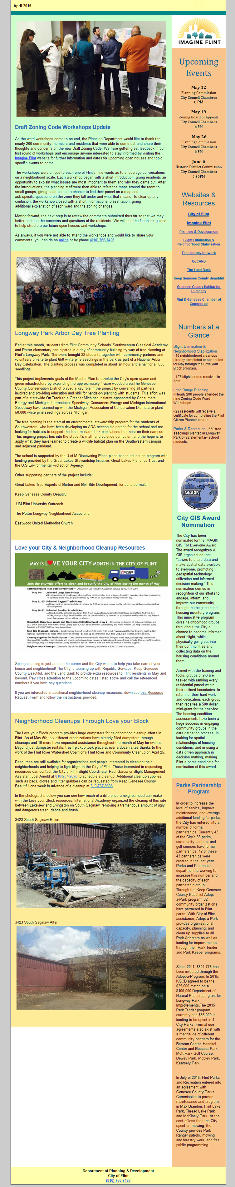 City of Flint Newsletter
