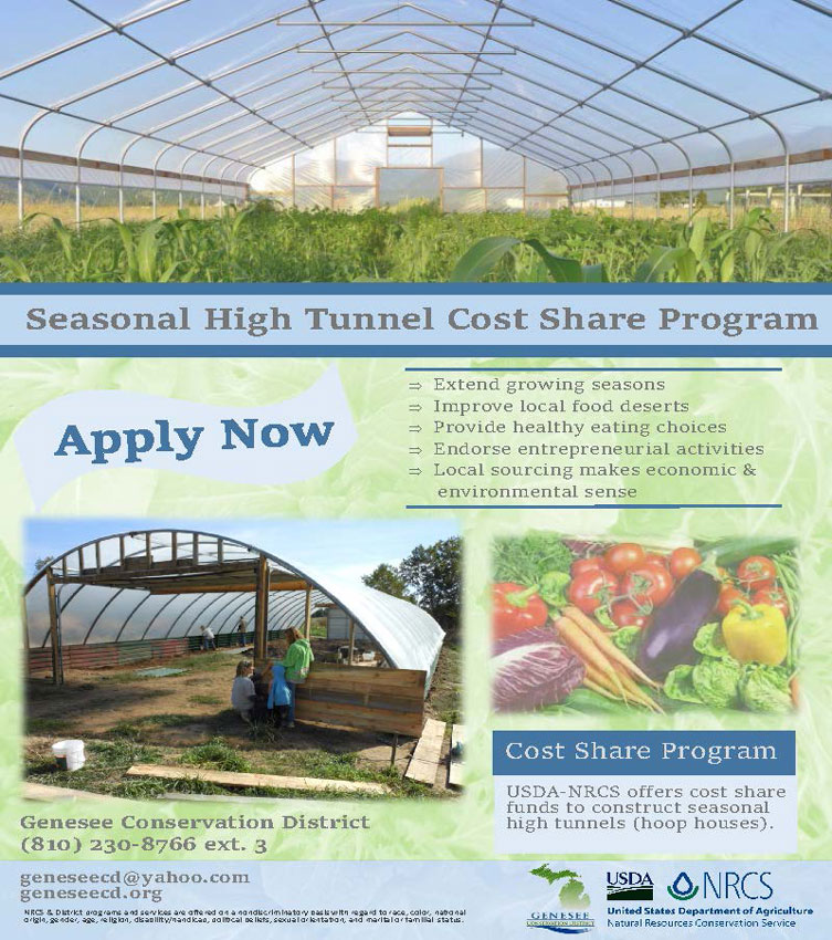 Seasonal High Tunnel Cost-share Funding Available