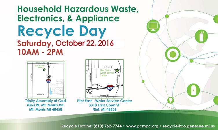 Household Hazardous Waste, Electronics and Appliance Recycle Day