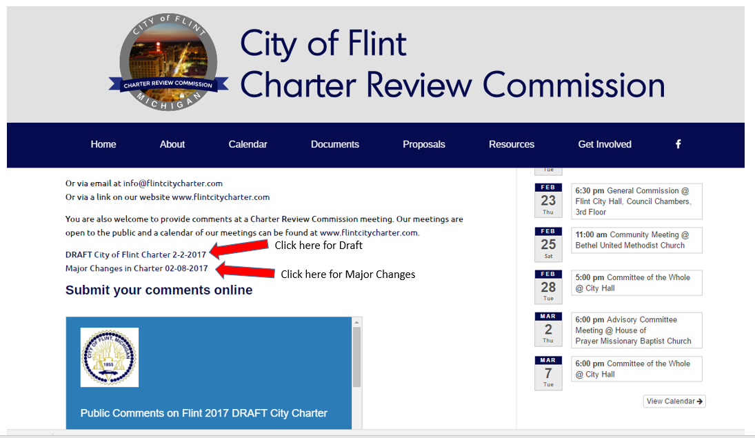 Charter Review Commission Community Meeting