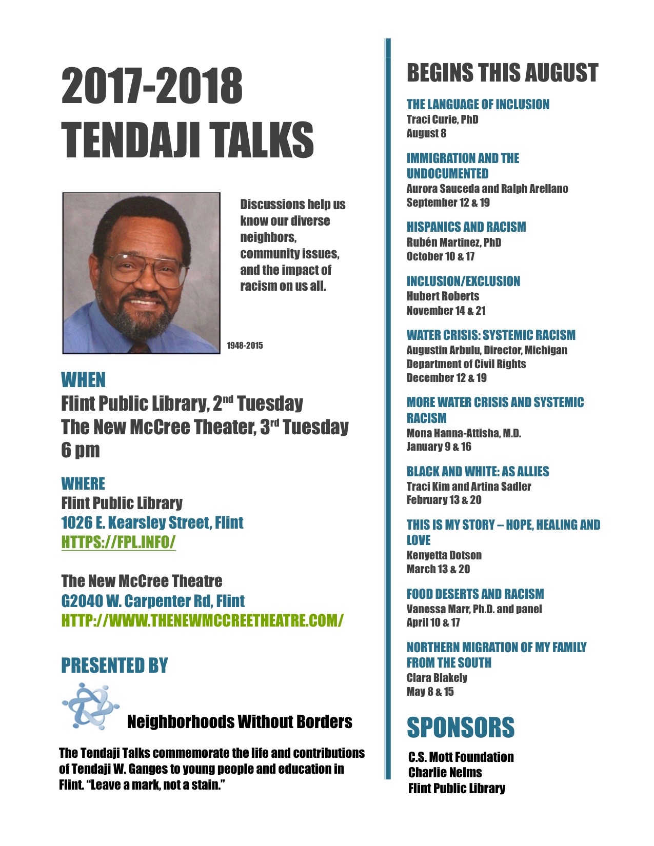 Tendaji Talks Tackles DACA in Tuesday Discussion