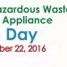 October 22 Household Hazardous Waste, Electronics and Appliance Recycle Day