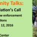 Community Unity Talks: Answering Our Nations Call Nov 12th 1-4 pm at Haskell Center
