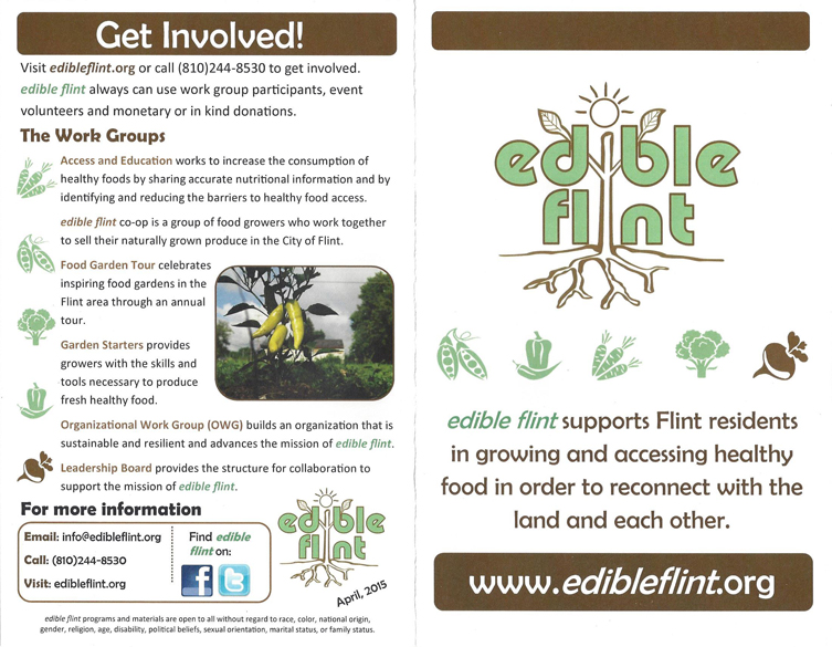 2017 edibleFlint Events and Flyer