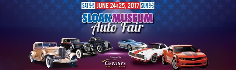 Register your vehicle for Sloan Museum Auto Fair