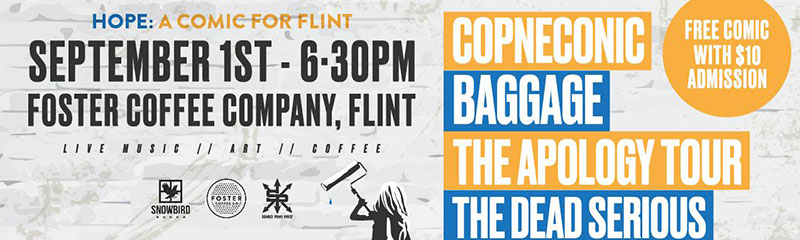 HOPE: A Comic For Flint event 9/1/18