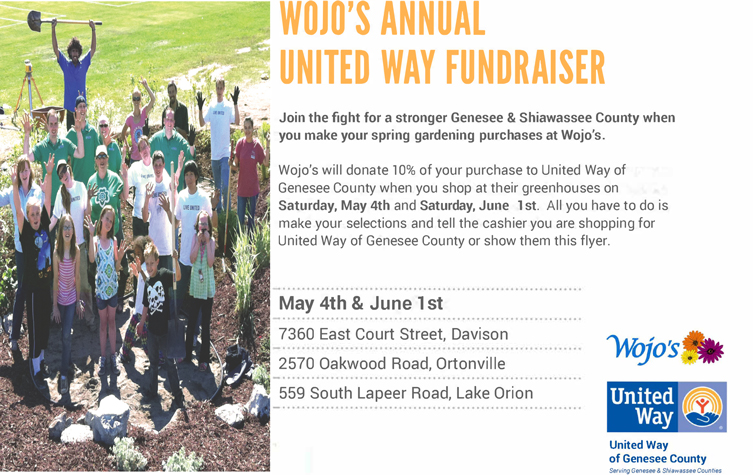 Wojo's FUNdraiser for United Way of Genesee County