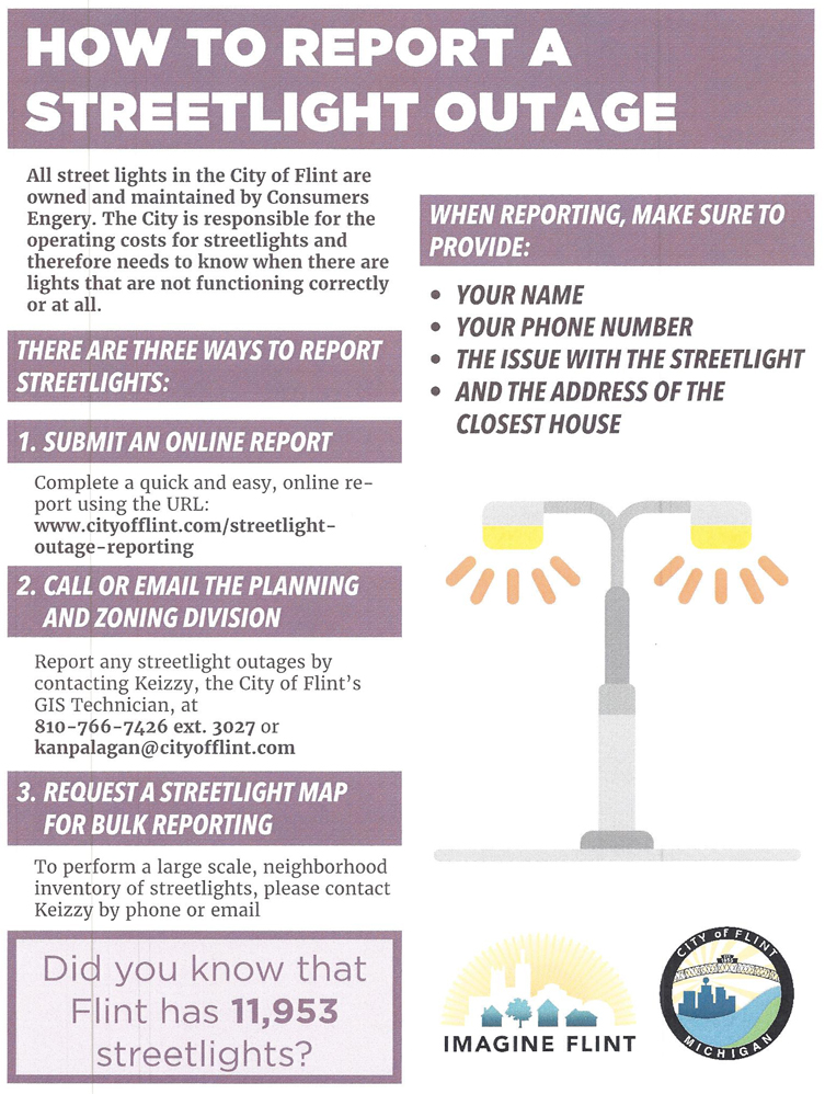 How to Report a Streetlight Outage