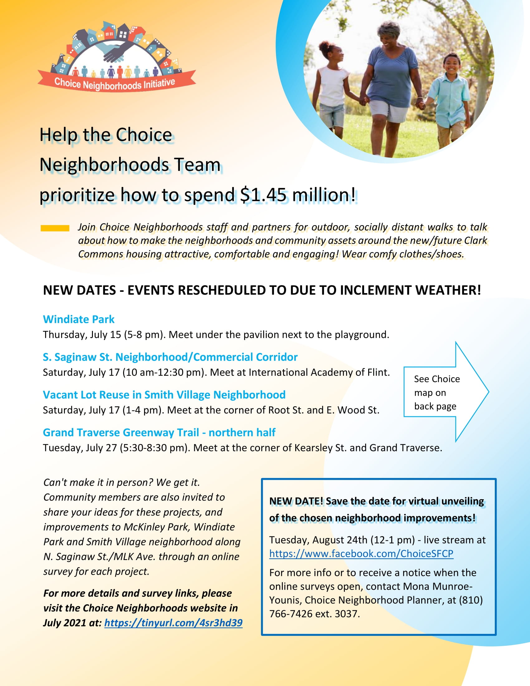Join Community Conversations to Help The Choice Team Spend $1.45 million