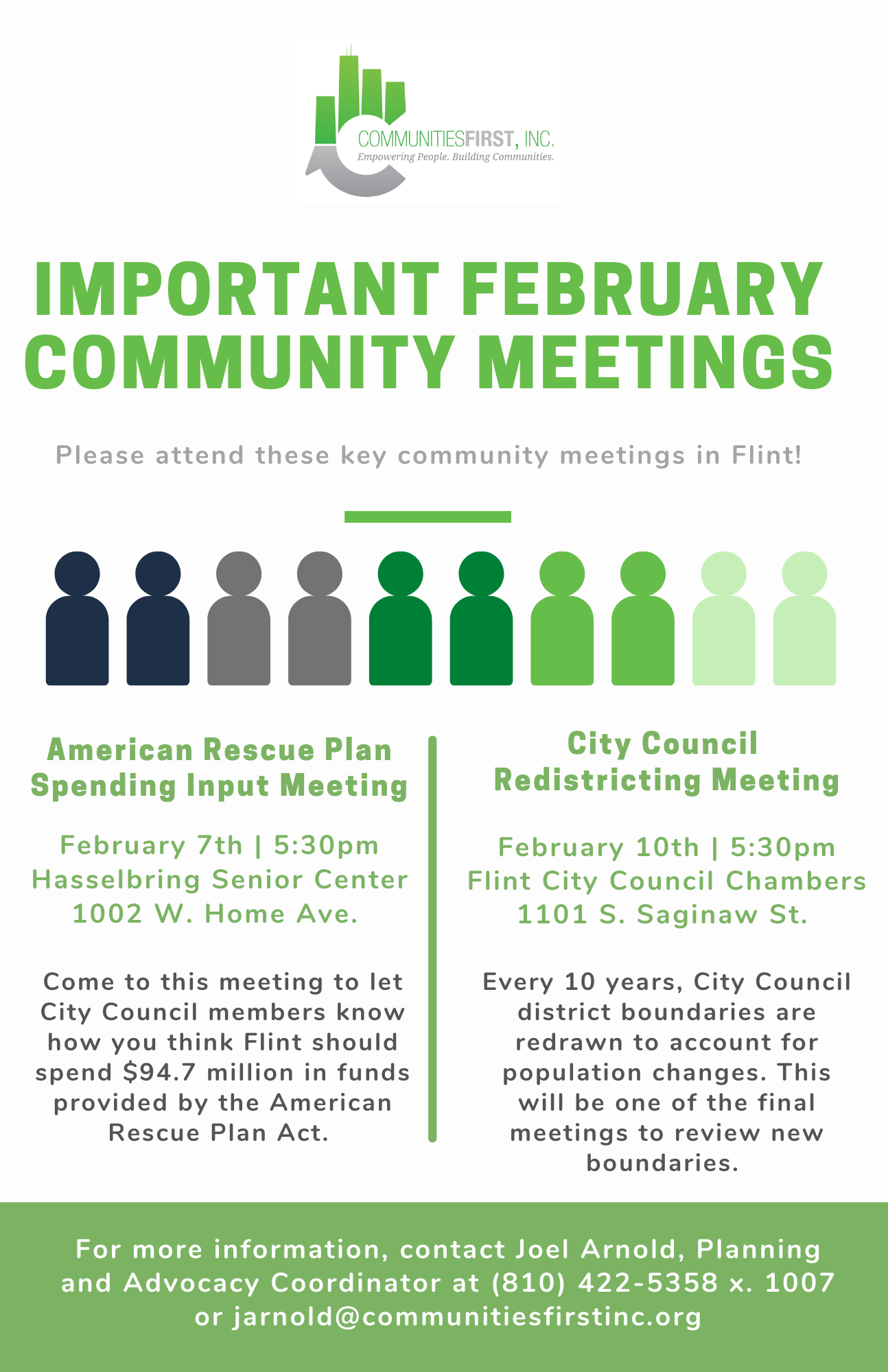 Important Upcoming Flint Community Meetings